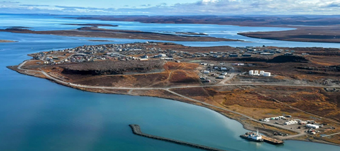 Town and Port of Kugluktuk, only 75km from the Rae Copper-Silver Project